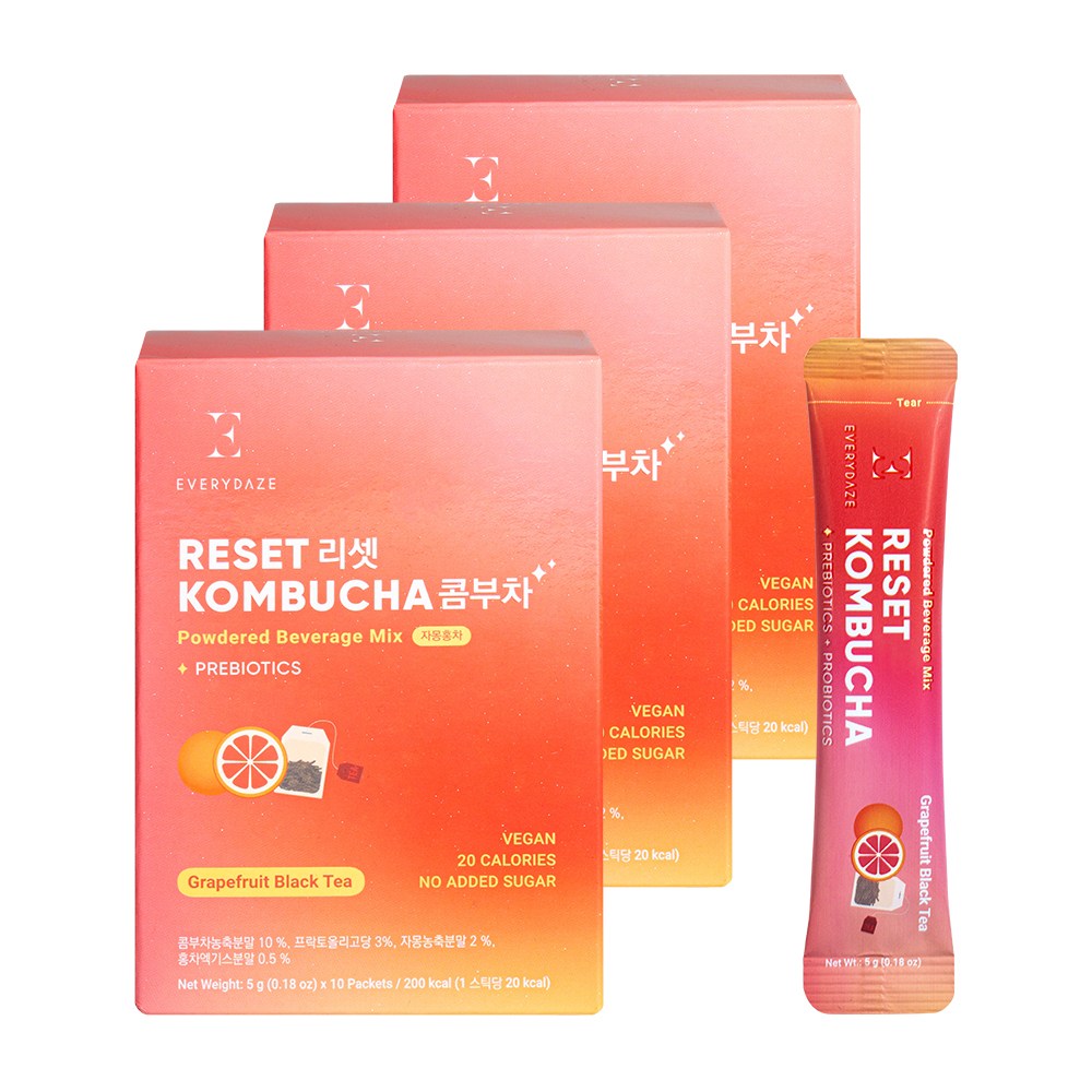 에브리데이즈 리셋 콤부차 자몽홍차 17,110원