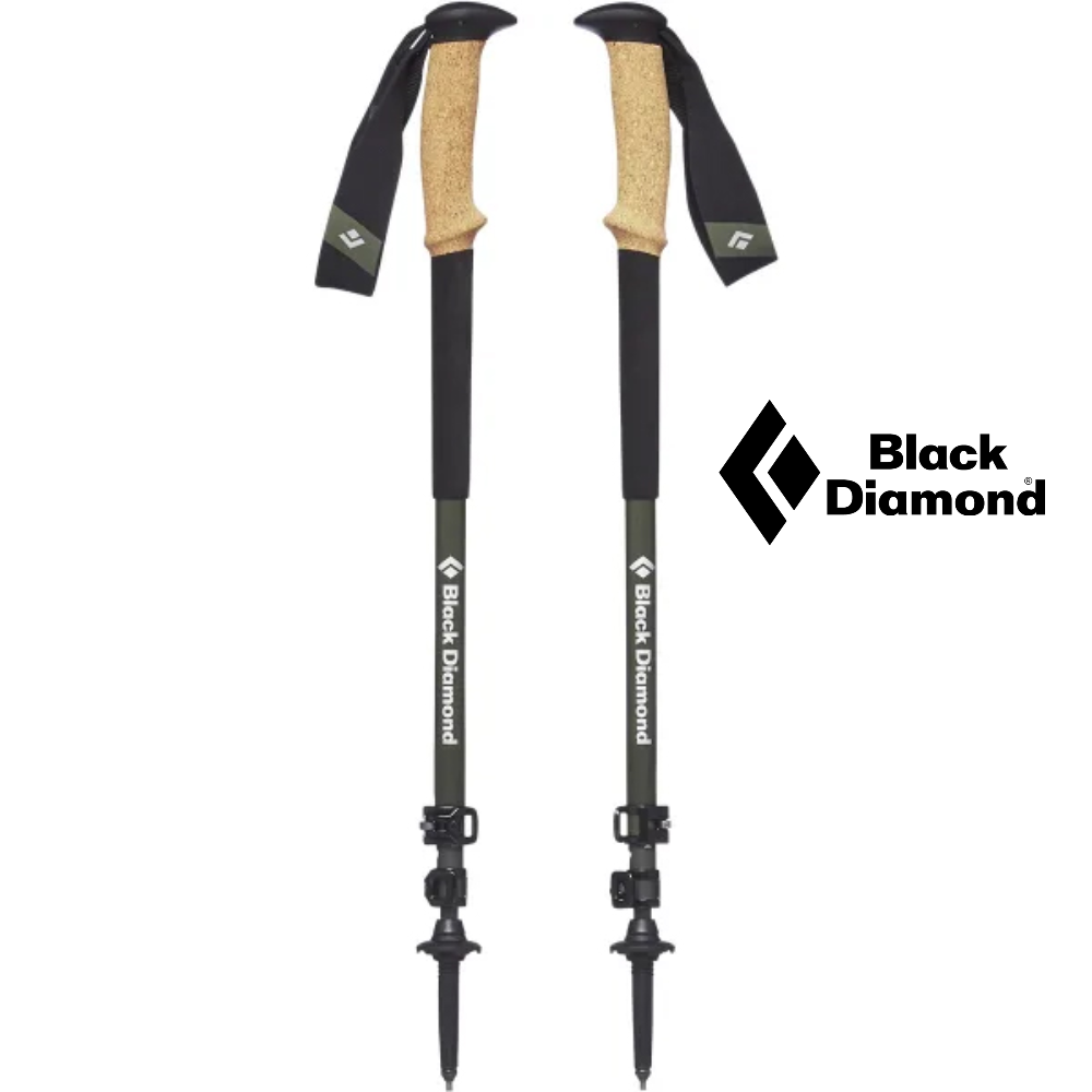 블랙다이아몬드 알파인 카본 코크 트레킹 폴 등산스틱 등산폴대 초경량등산스틱, Tundra (BD112514), 1개 295,000원