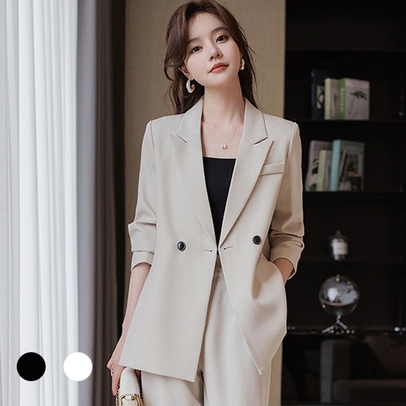 Titikong 여성 셋업 데일리 정장세트 + 스트랩 나시 티셔츠 증정 모던 심플 프리미엄 빅사이즈 80,820원