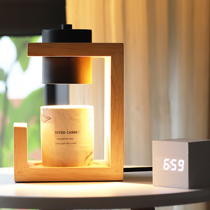 ERAN 데일리 무드등 우드 캔들 할로겐 불빛조절 캔들워머[밝기조절 다이얼 스위치] 69,900원