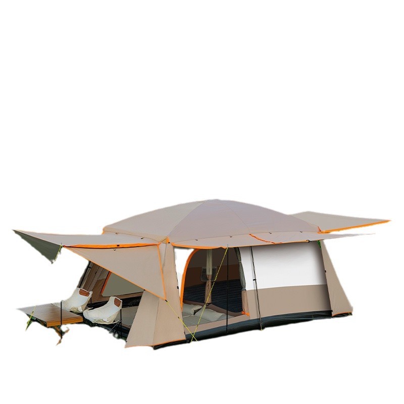 캠핑왕국  캠핑용 글램핑 천막 투룸 패밀리 텐트 대형 177,800원