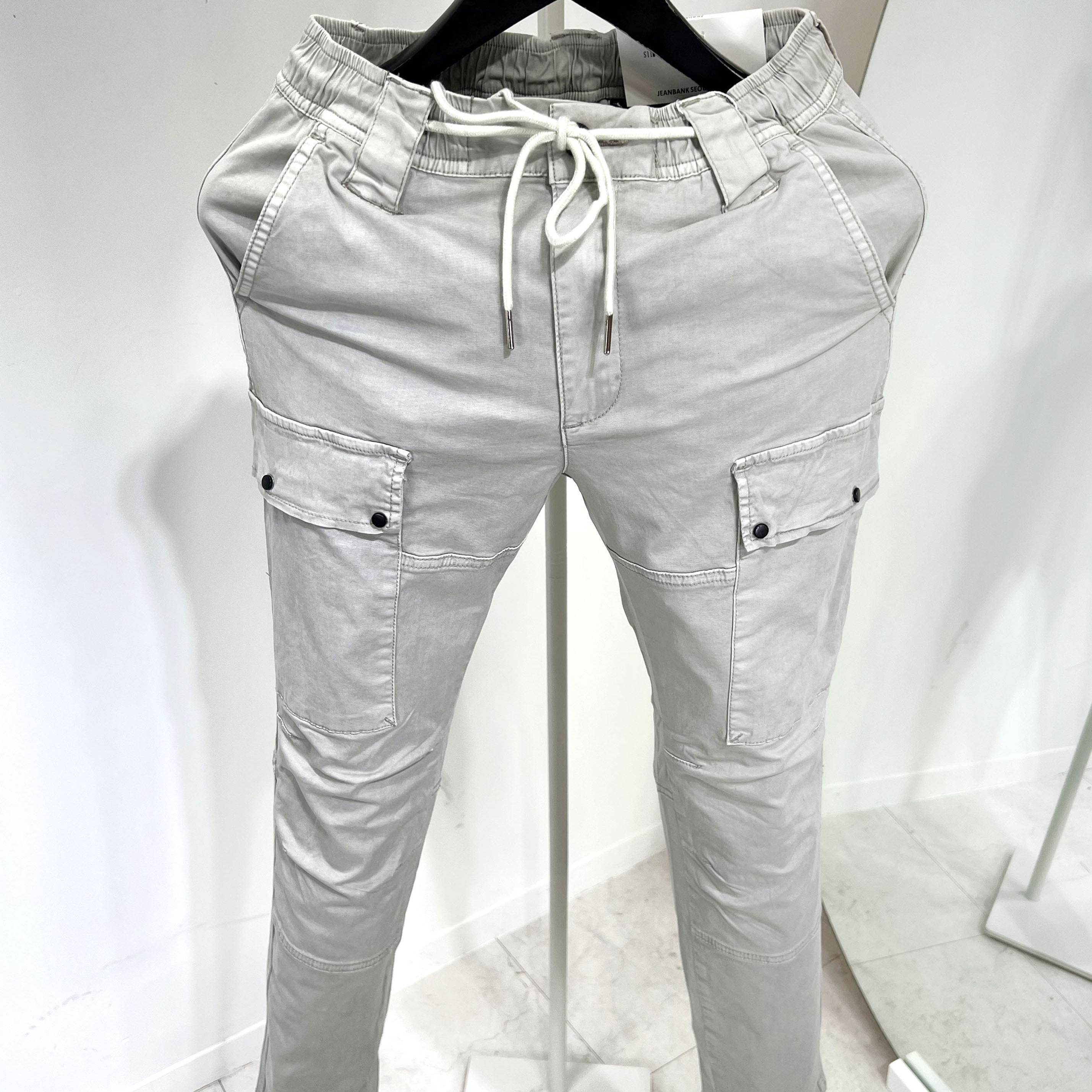 오시오시 남자 3컬러 핏굿 봄 가을 여름 스판 디엠 스톤 카고 면 바지 49,000원