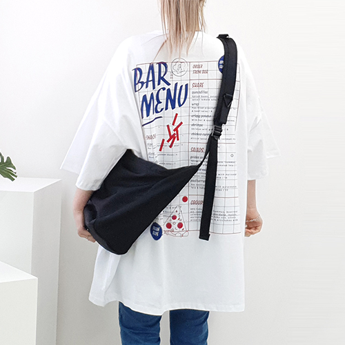 [퀸비샵] 바메뉴 빅 박스티 // 빅사이즈 루즈핏 통기성 반팔티 티셔츠 오버핏 박스티 임부복 오버사이즈 17,900원