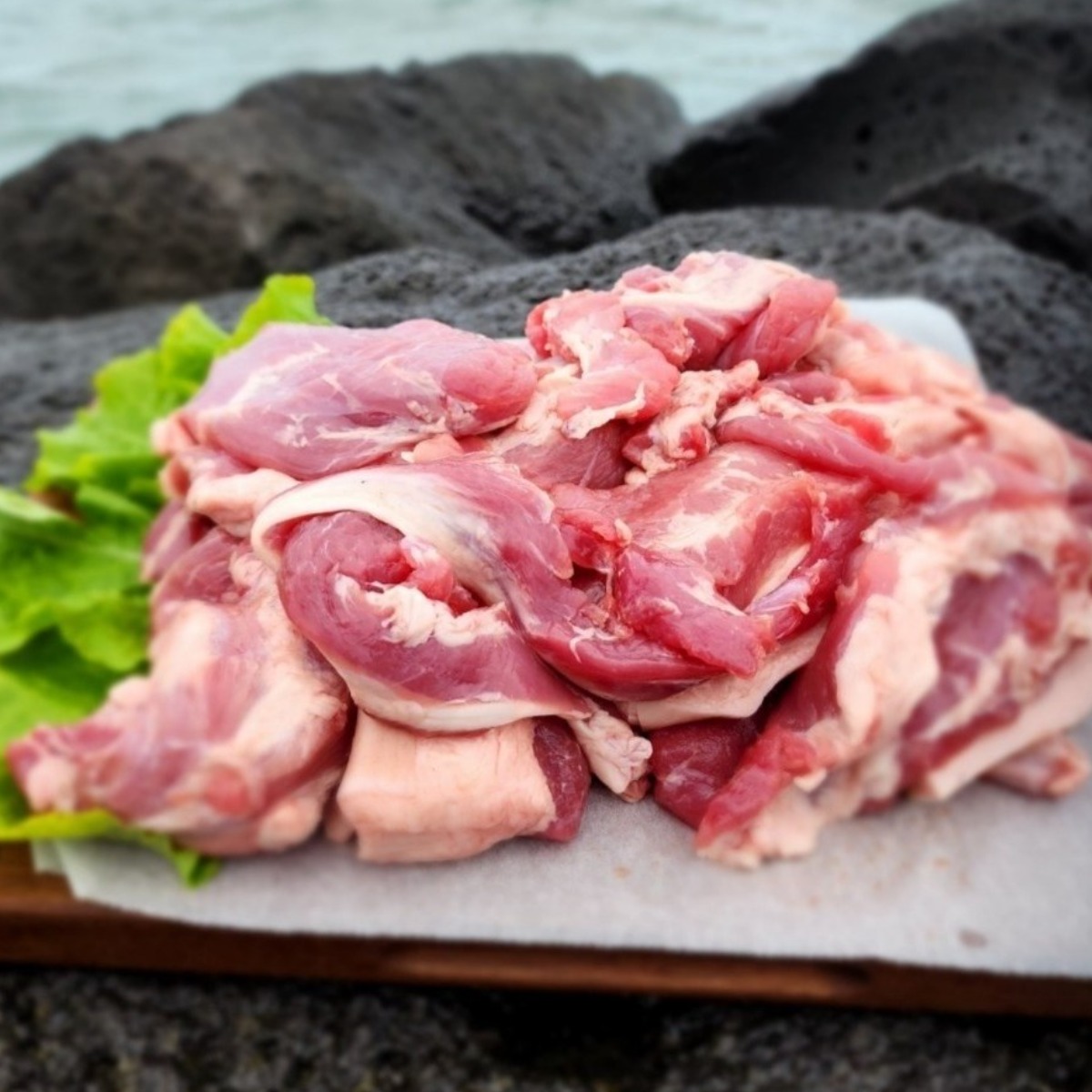 제주 흑돼지 뒷고기(잡육)2kg, 1팩 33,000원