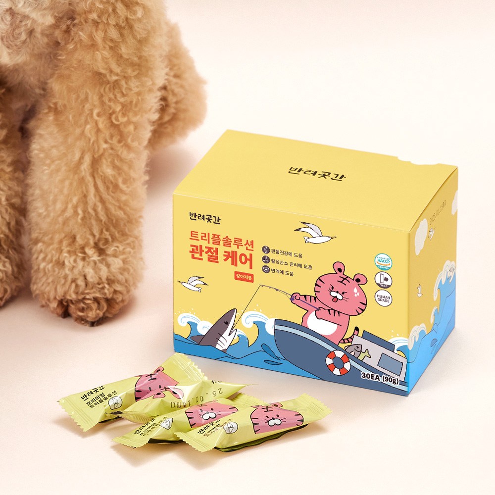 반려곳간 강아지 관절영양제 트리플솔루션, 30정, 뼈/관절강화, 1개 20,900원