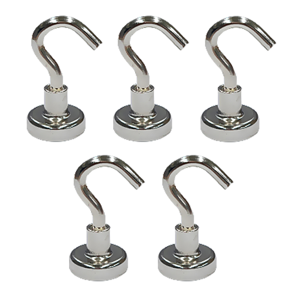 주앤지 초강력 네오디움 니켈 고리자석 걸이 후크 16mm, 실버, 5개 5,790원
