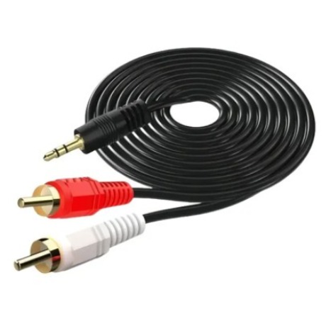 오디오케이블 AUX선 스피커잭 2RCA 3.5 앰프연결선 휴대폰 3M, 1개 7,600원