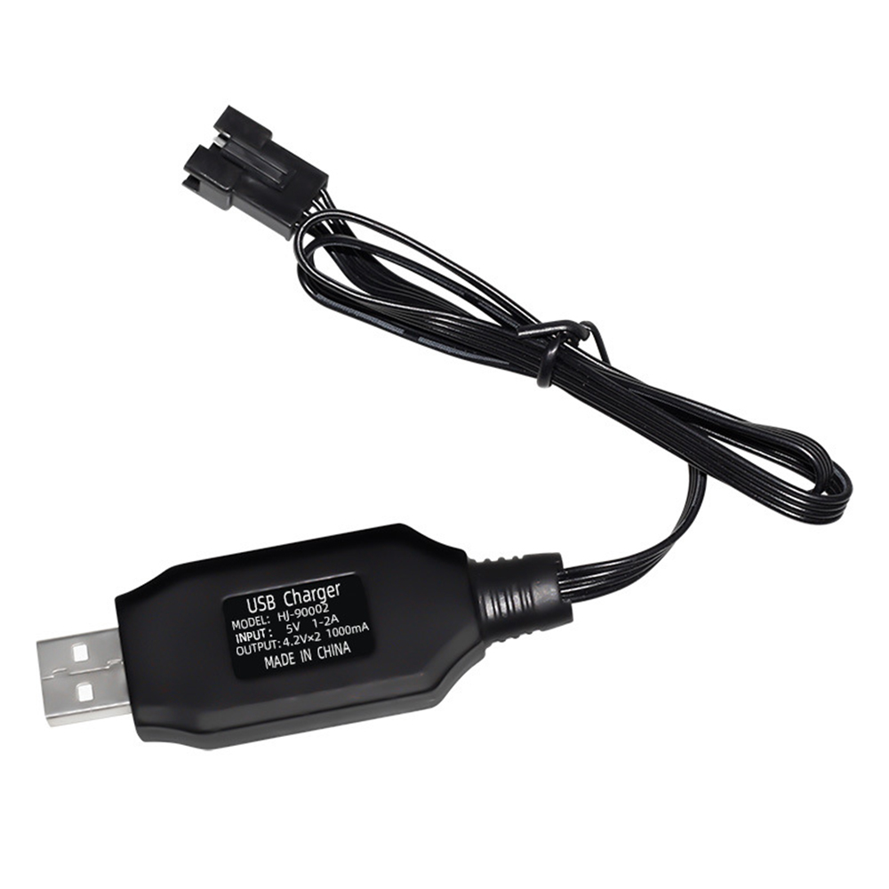 올칩 7.4V 리튬 배터리용 SM-4P USB 충전기 RC카 드론 보트 호환 충전 케이블 9,000원