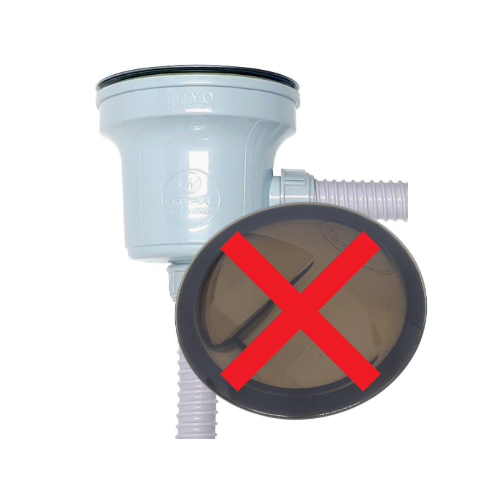 싱크대 뚜껑 없는 대형 배수구세트 오버플로우선택 배수통 교체 코트랩 17,500원