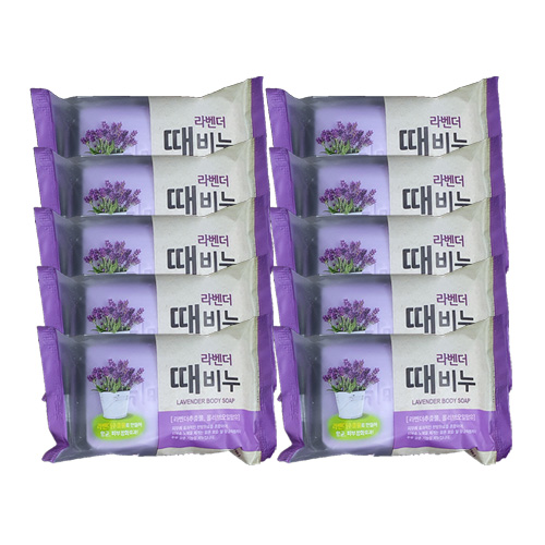 태광비누 삼백초 때비누, 라벤더, 150g, 10개입 9,500원