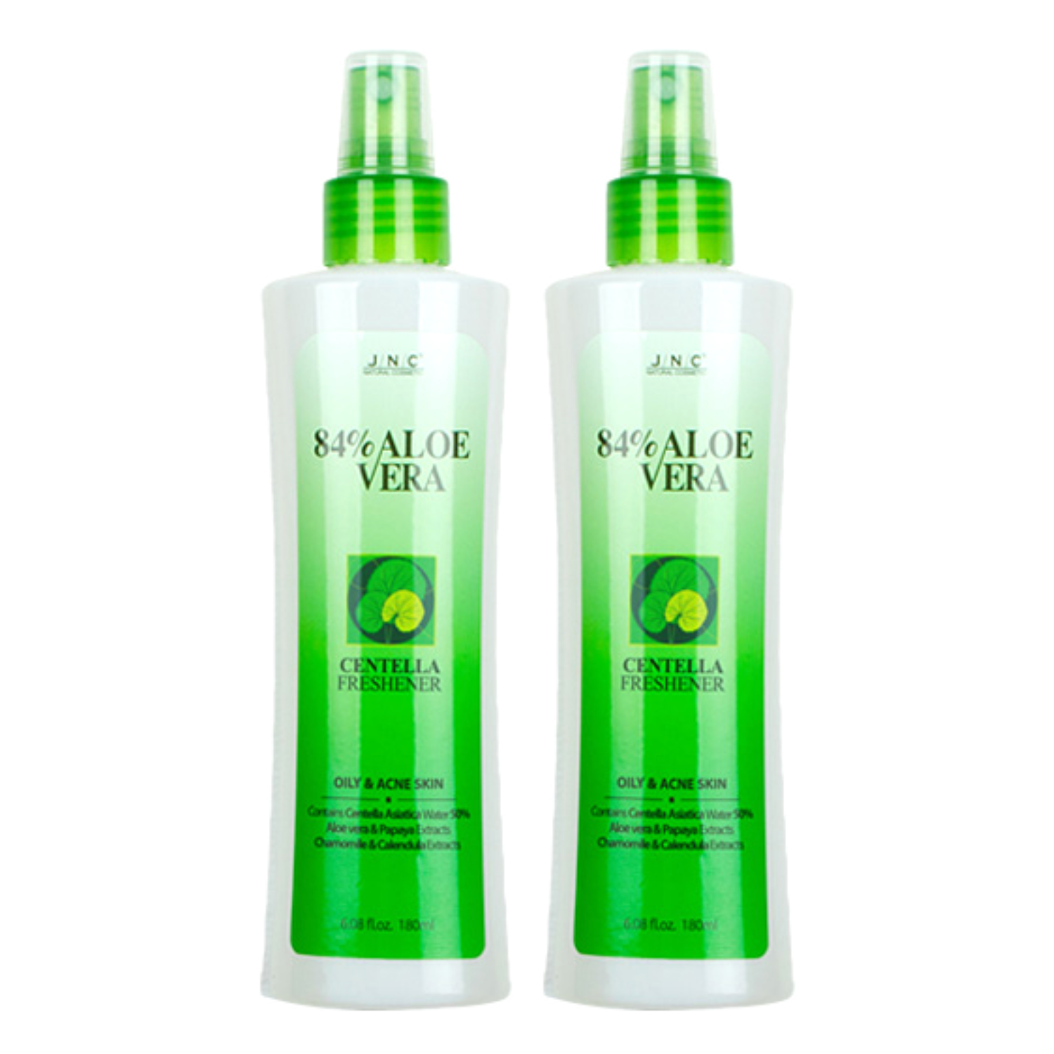 제이앤씨 84% 알로에베라 센텔라 후레시너 토너, 180ml, 2개 43,200원