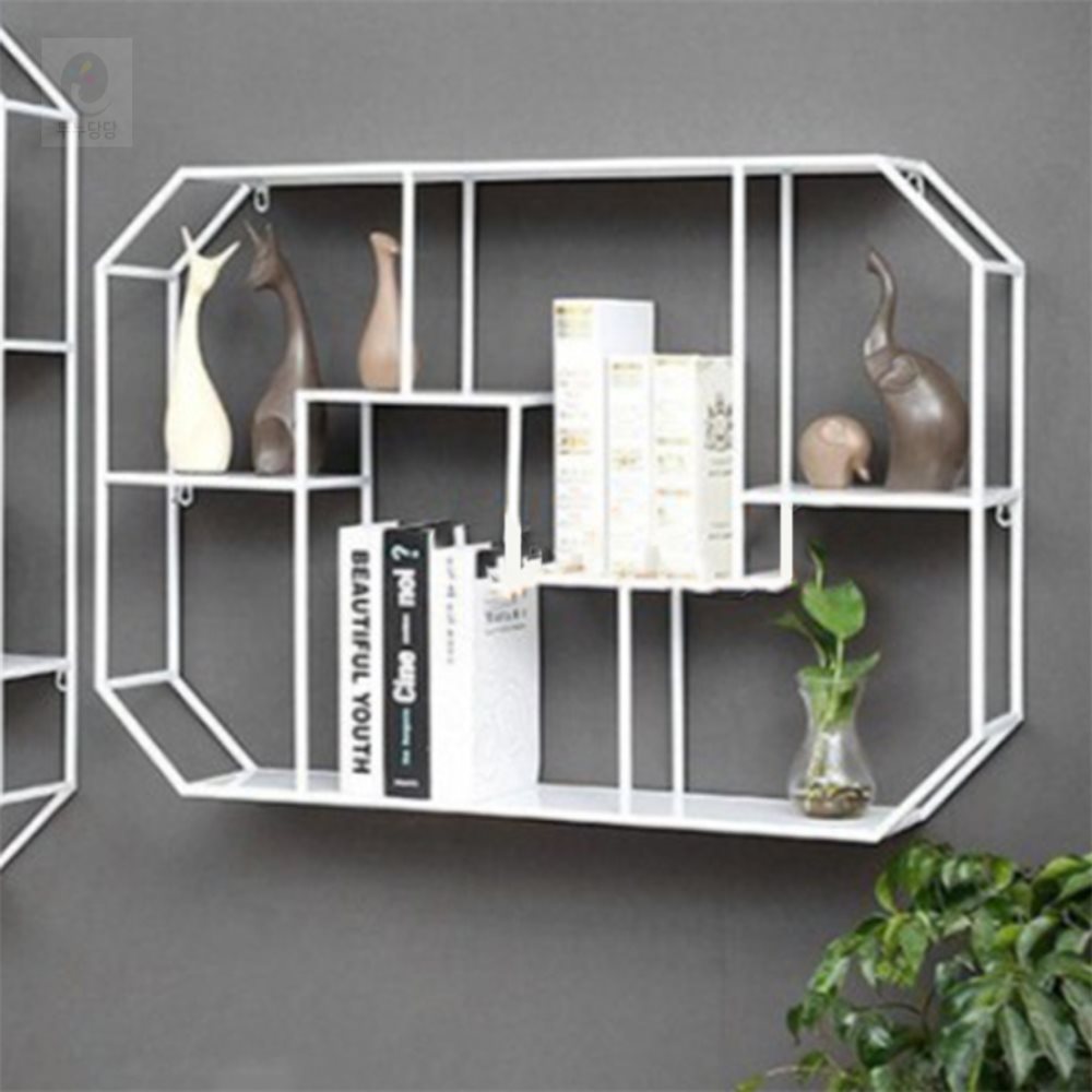 인테리어 스틸 가로 벽 선반 (화이트) 인테리어선반 176,400원