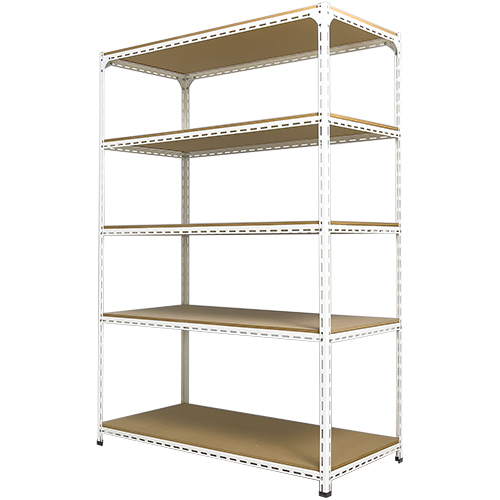 부원진열장 조립식 볼트식 철 앵글 420 620 철제 베란다 다용도실 인테리어 mdf 5단 선반, 1800, 1개 136,800원