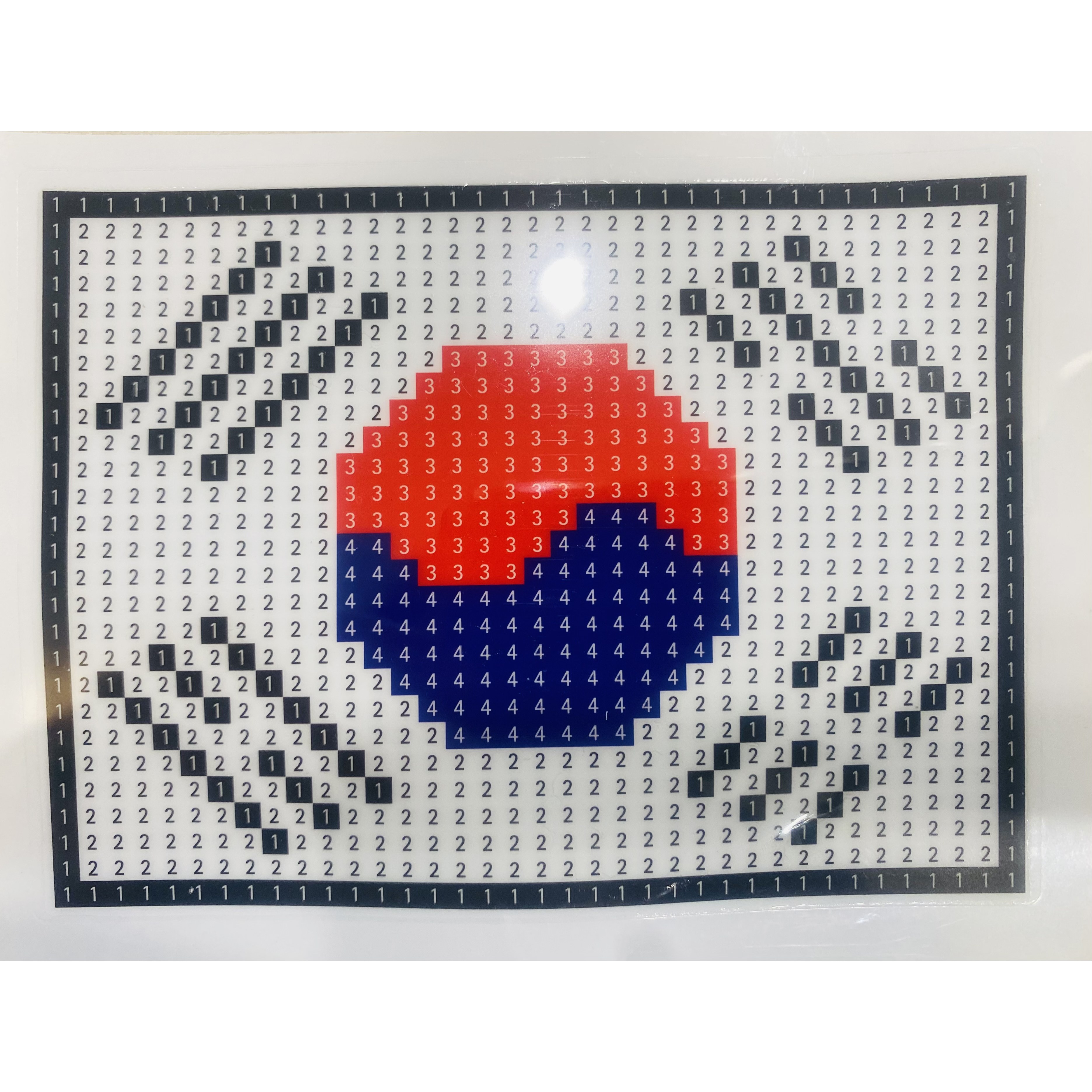 태극기 보석십자수 DIY 키트 5개 세트 8,900원