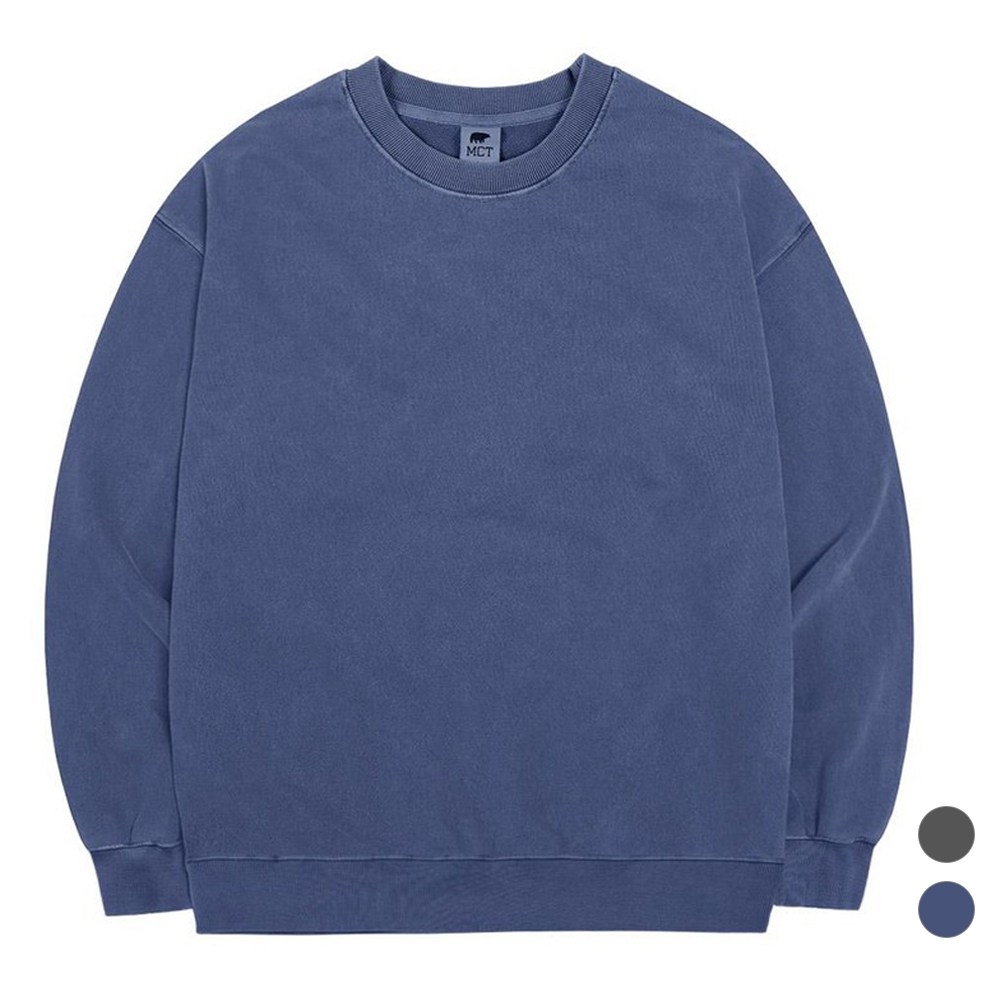 엠씨티 문컬렉션 쭈리면 피그먼트 오버핏 맨투맨 39,000원