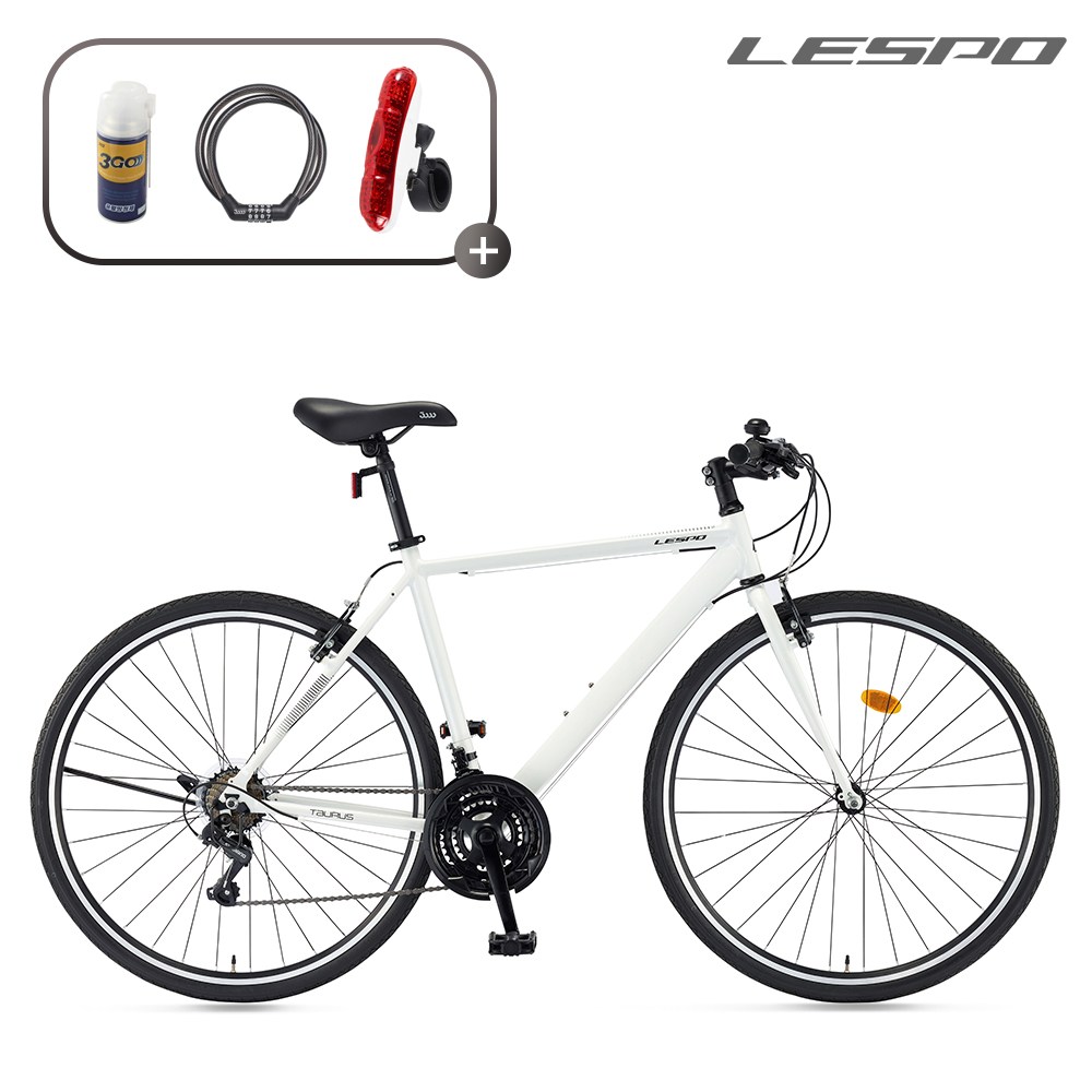 삼천리자전거 레스포 700C 토러스 21단 하이브리드 입문용 자전거 2026 조립자전거 99%조립, 1개, 170cm, 펄 화이트 (조립99%) 440 389,000원