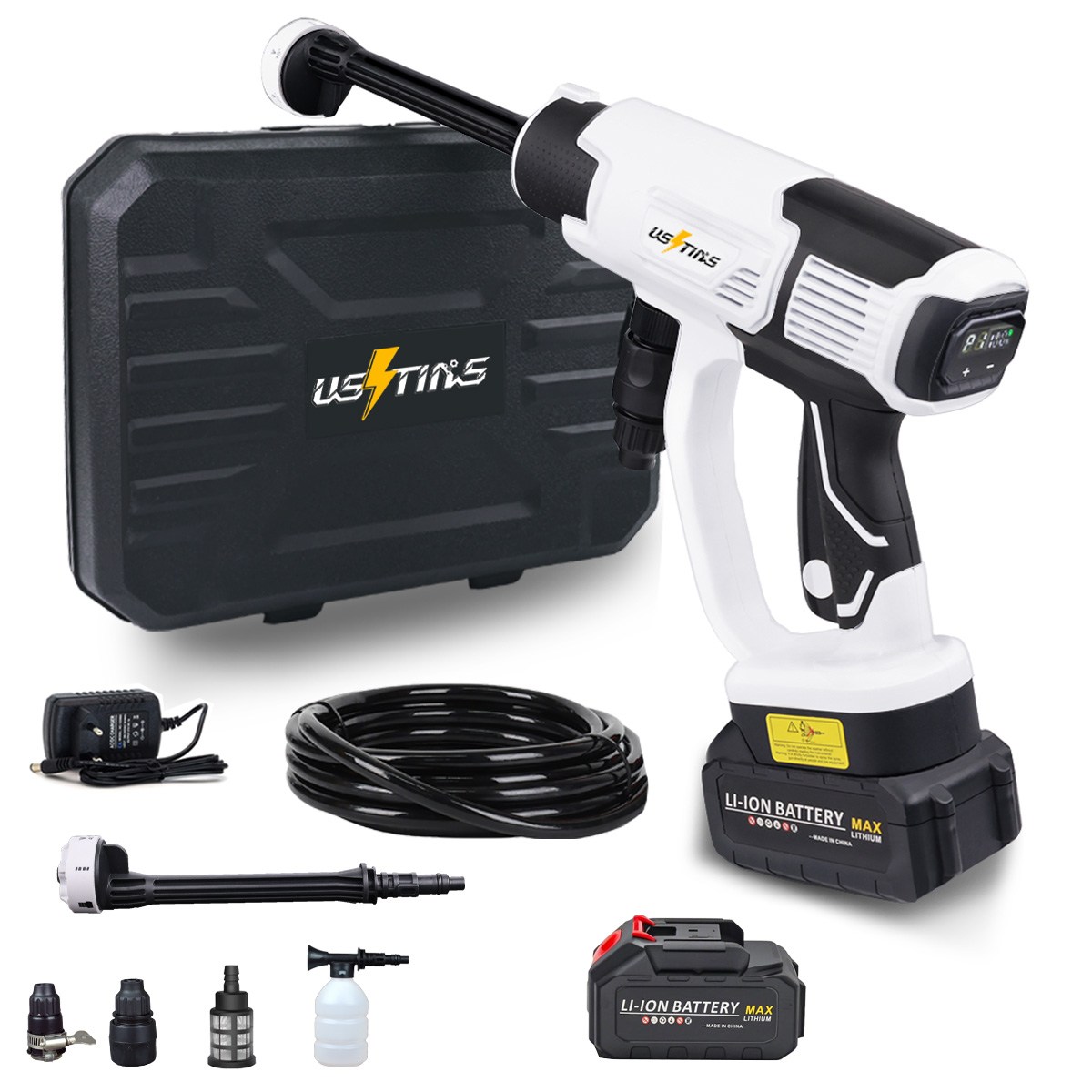 우스틴스 무선 고압 세차기 분무기 독일기술 충전식 휴대용 가정용 대용량 81,980원