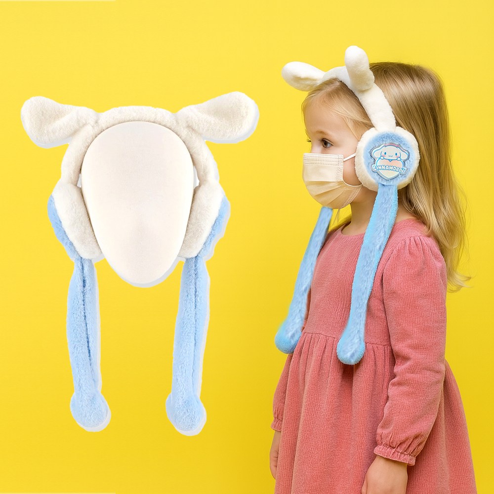 산리오 시나모롤 움직이는귀마개 아동 어린이 키즈 페이크퍼 인조밍크 벨보아 방한귀마개 귀마게 귀돌이 귀덮개 털귀마개 예쁜 캐릭터 방한용 귀마개 크리스마스 선물 19,900원