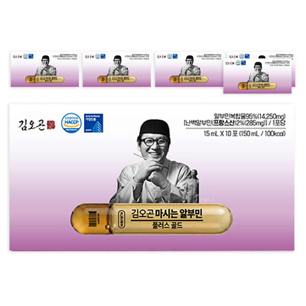 김오곤 마시는 알부민 플러스 골드 10p, 150ml, 6개 69,800원