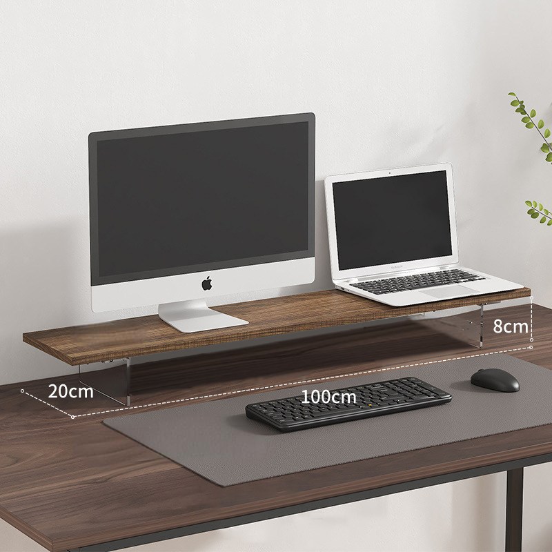 디오니 높이조절 모니터 받침대 선반, 호두나무색 23,800원