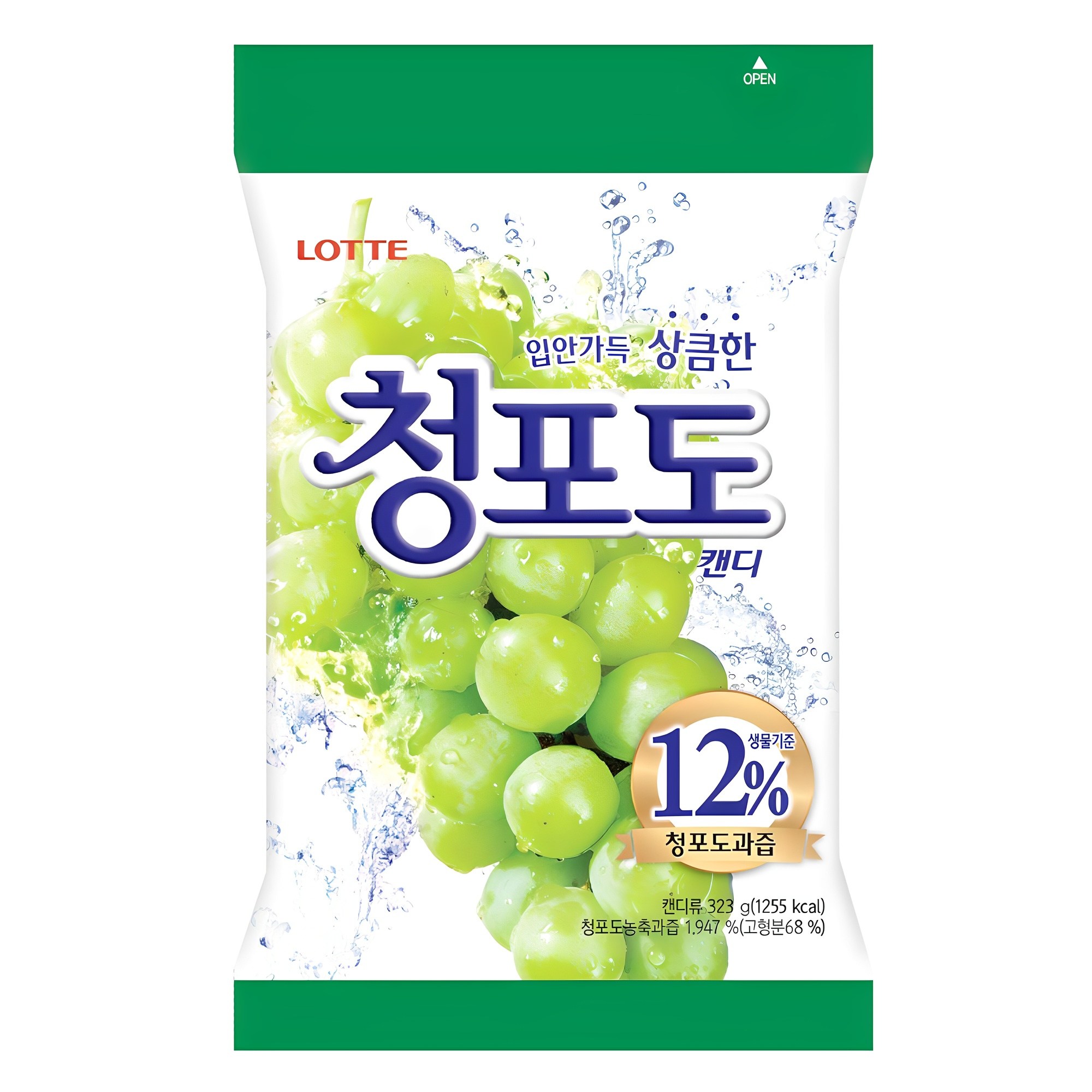 롯데웰푸드 청포도 캔디 3,080원