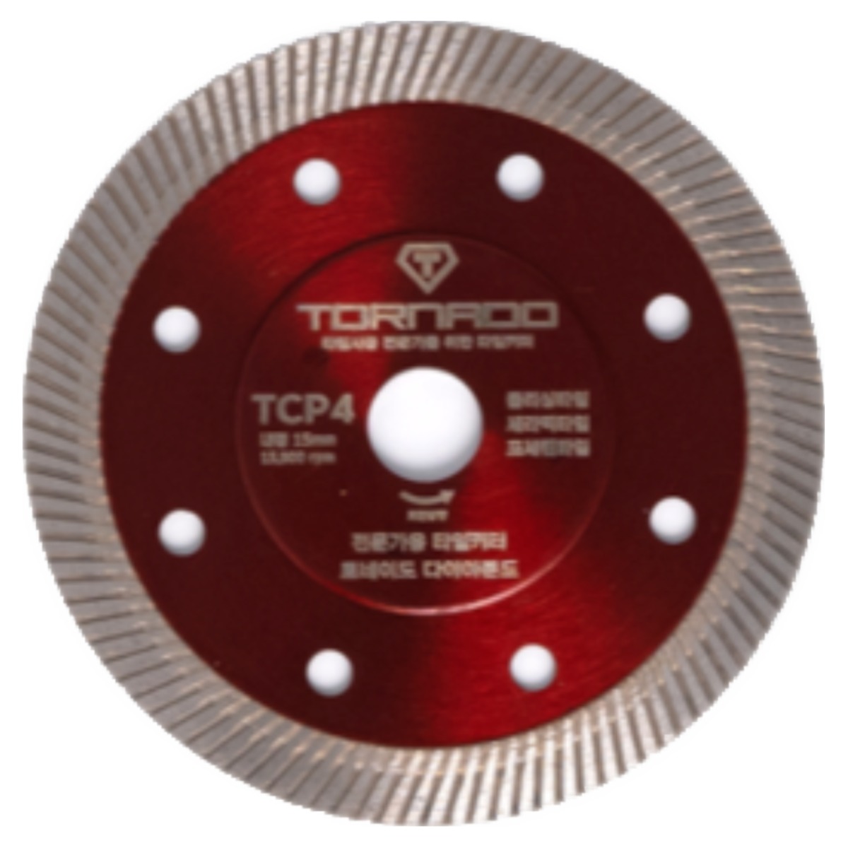 4인치 그라인더날 1.2T 토네이도 TCP4 타일 절단날 커팅, 5개 47,430원