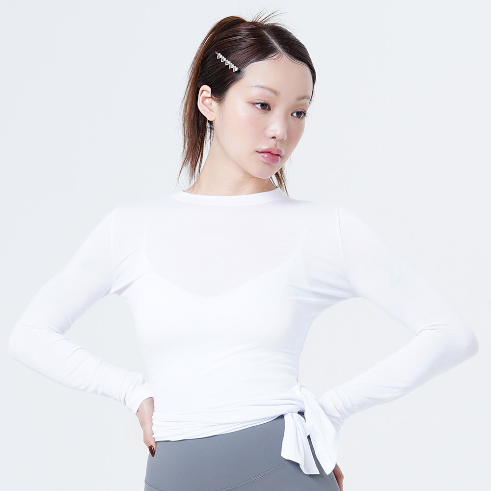 [콘치웨어]  여성용 오버슬릿 롱 슬리브 4colors 필라테스 요가 32,900원