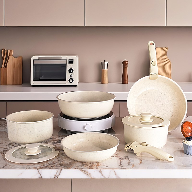 냄비 도구 식품 등급 코팅 냄비 세트 주방용 냄비 탈부착 손잡이 5피스 39,900원