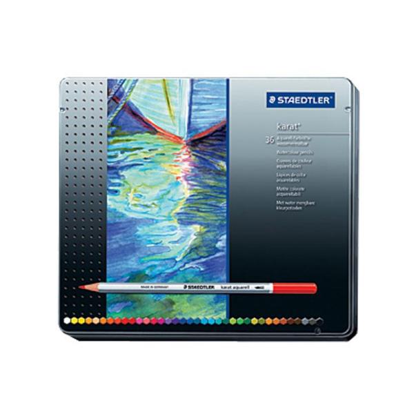 스테들러 전문가용 수채 색연필 카라트 아쿠아렐 36색 (125M36), 1개 48,750원