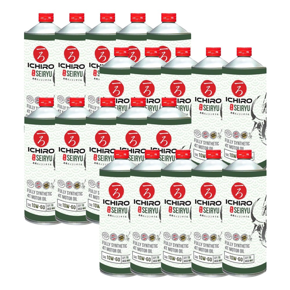 이치로 오토바이 엔진오일 20통 1박스 세이류 10W-60 100% 합성유 PAO ESTER, 1세트, 10W-60 442,000원