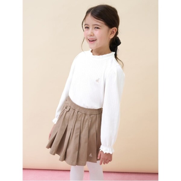 여아 클래식 포인텔 골지 티셔츠  아이보리 (BI6141G910) 49,000원