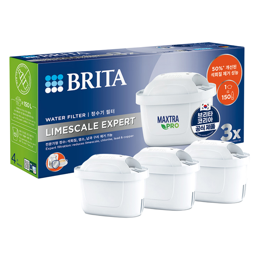 브리타 정수기 필터 막스트라 프로 라임스케일 3입 22,540원