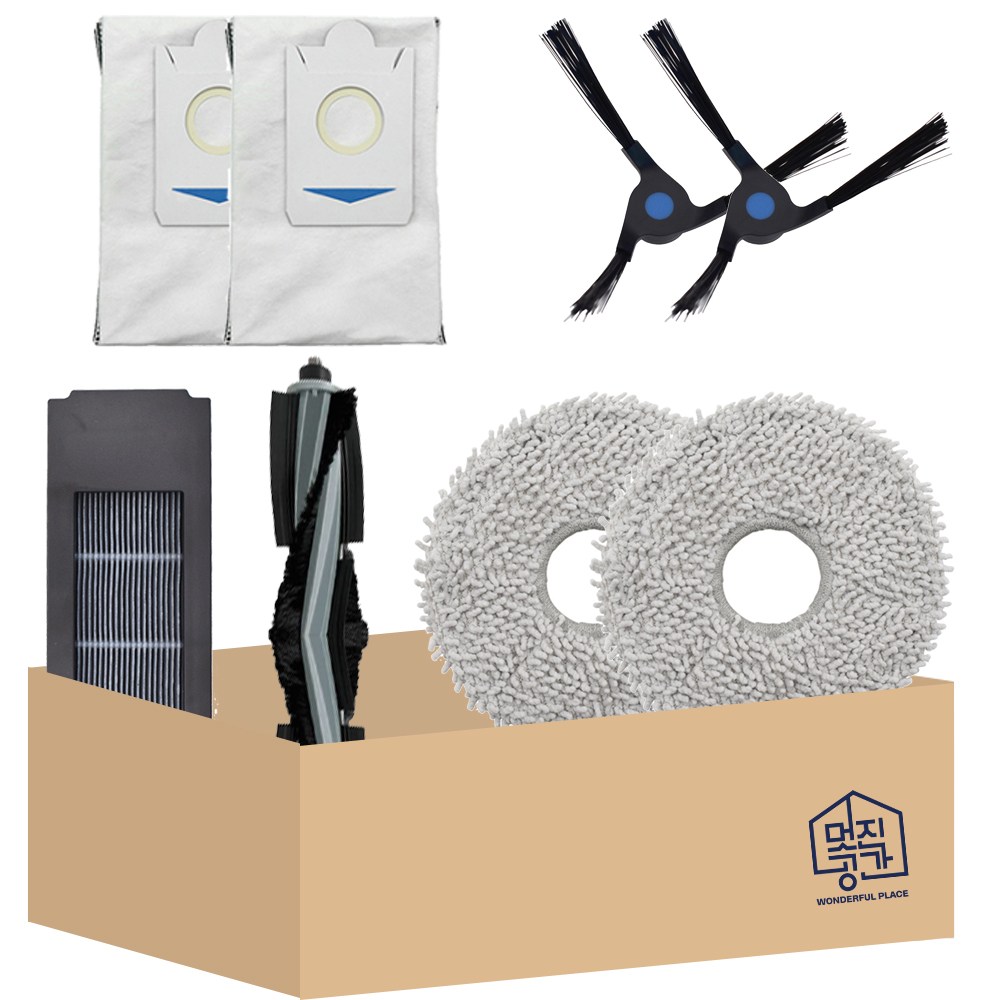 [호환] 멋진공간 에코백스 X2 옴니 물걸레 더스트백 소모품 필터 브러쉬 세트 24,900원
