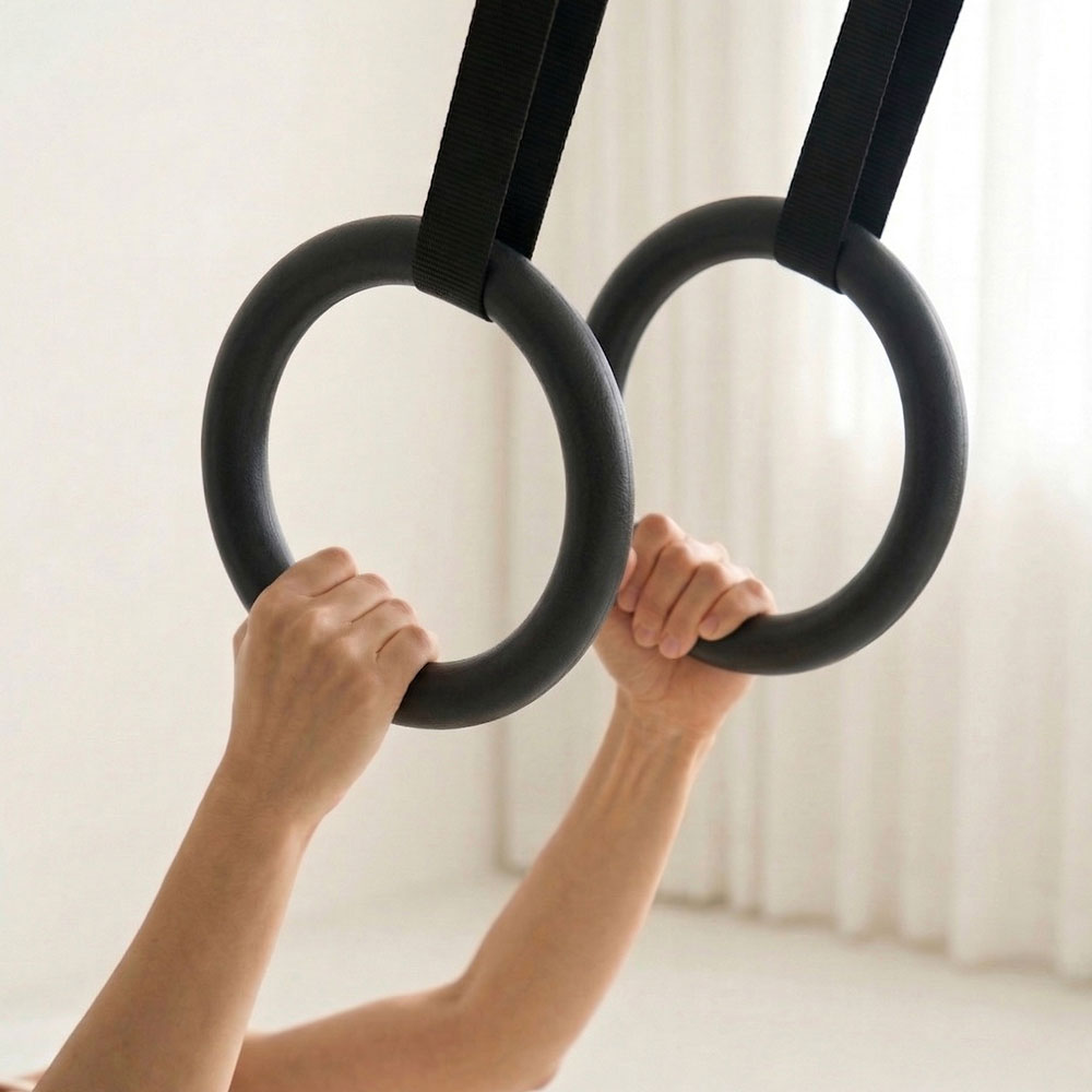 이노이 ABS 크로스핏 기계체조 턱걸이 짐링 세트 CB-100, 검정, 1세트 21,900원