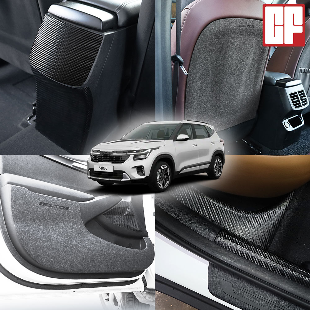 카프랜즈 셀토스 호환 차량 흠집방지 도어커버 범퍼 몰딩 튜닝 스티커, 05 DJ_시트후면커버 (포켓무) 27,000원