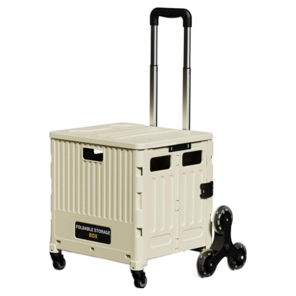 [당일출고] 접이식 쇼핑 카트 8바퀴 멀티카트 폴딩카트 계단 다용도 대용량 휴대용, 아이보리, 1개 38,760원