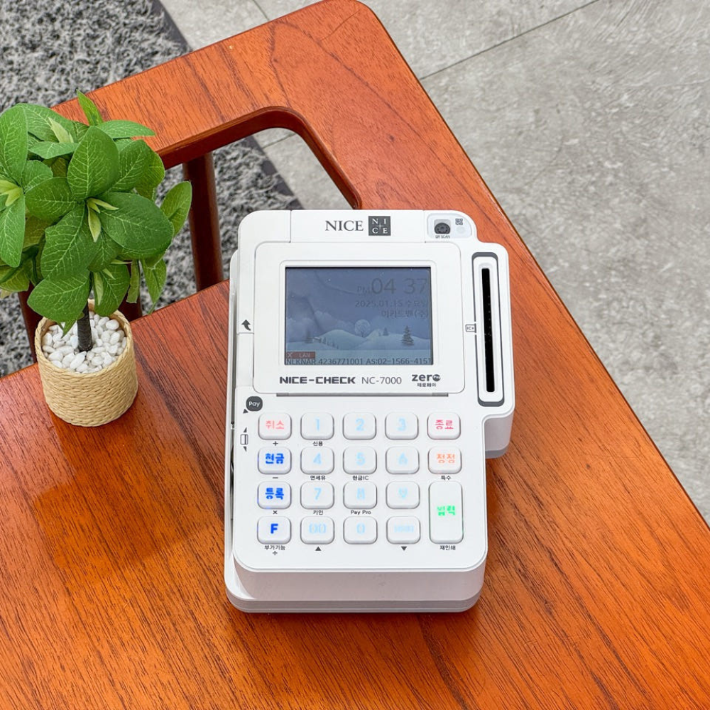 나이스 무약정 애플페이 지원 유선 신용카드단말기 NC-7000, 1개, 신규 법인사업자 / 카드단말기 30,000원