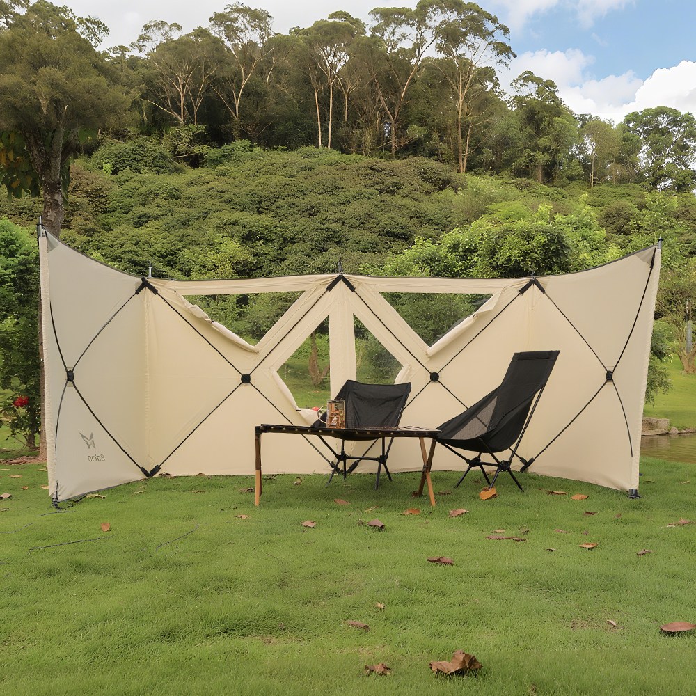 [오늘의 특가] Frokom 캠핑 윈드스크린 원터치 오토 바람막이 캠핑 윈드스크린 타프 사이드월, 카키 111,100원