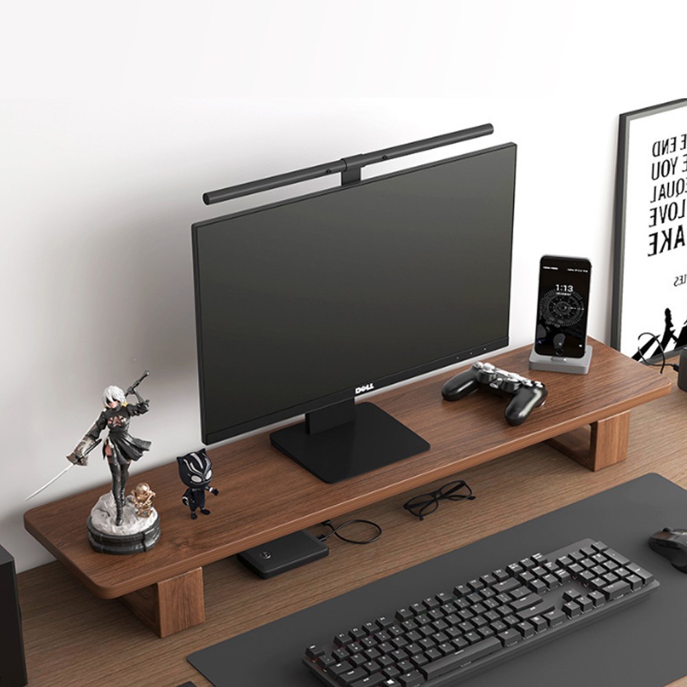 템팜 원목 다용도 모니터 받침대 (100CM) 노트북받침대 모니터받침대 원목모니터받침대, 1개 82,560원