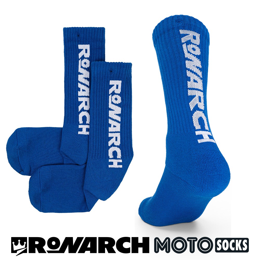 로나크 모토삭스 버티컬로고 (발목보호) 남여공용 두꺼운 쿠션양말 1~4족 스포츠 장목양말, 카라비너포함, 2개, 블루 20,350원