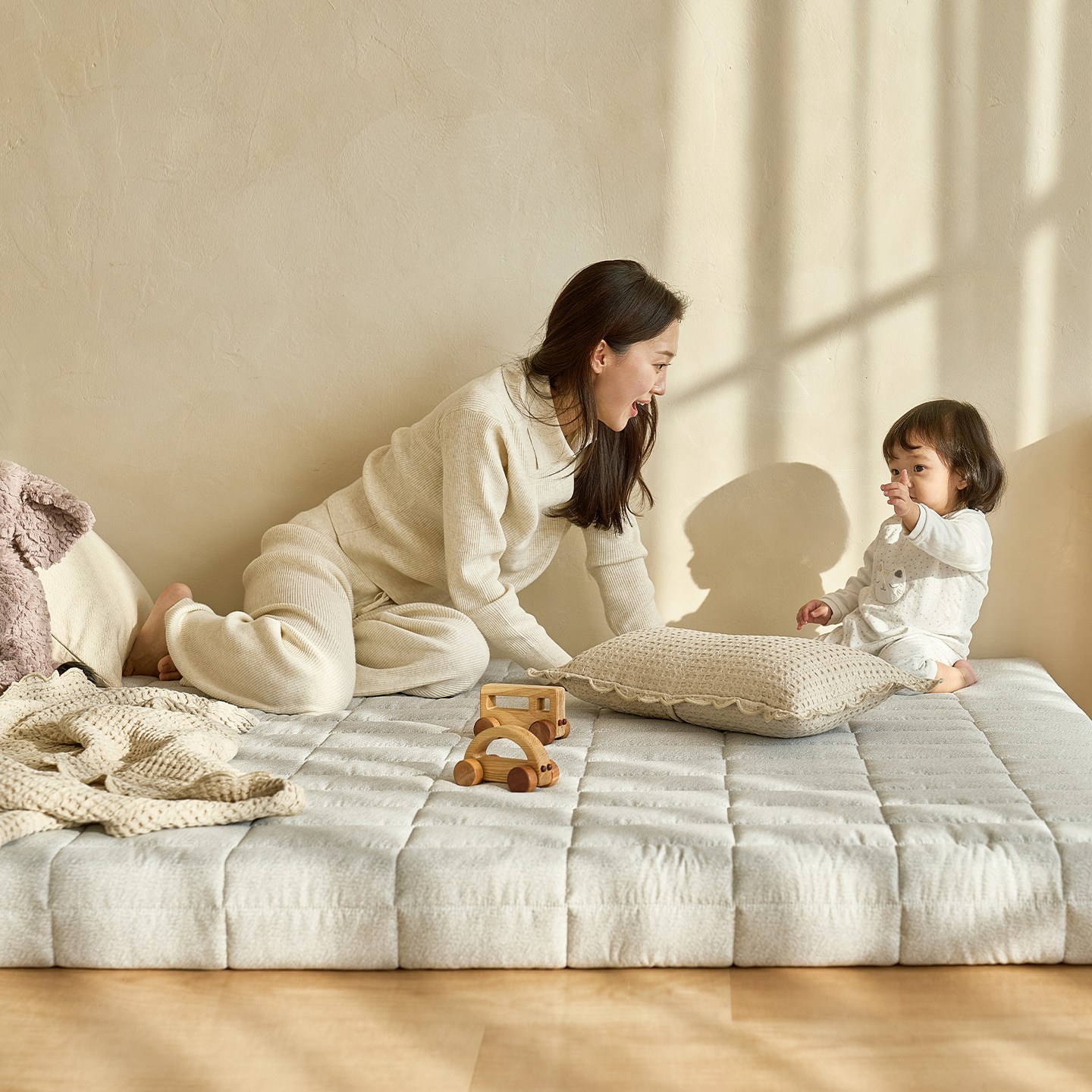 [3만원 즉시할인] 홈리 슬리피 솜니 10cm 알러지케어 베이직 바닥 매트리스 12존 토퍼 멀티싱글 슈퍼싱글 퀸 MS SS Q mattress topper 39,900원