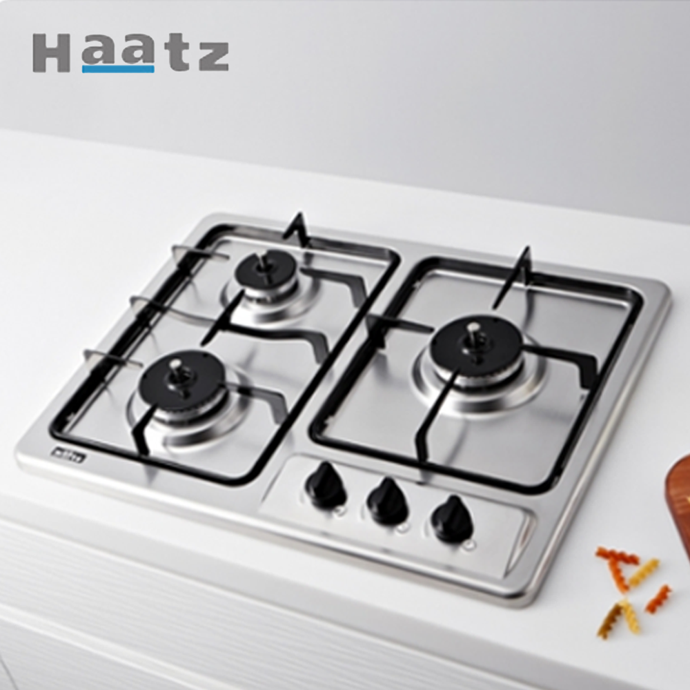 하츠 빌트인 가스레인지 3구 쿡탑 560X430 건전지식 150,000원