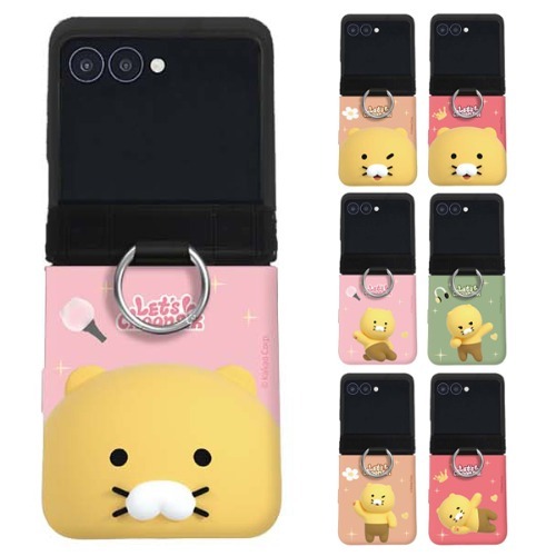 Z플립7 ( F766 ) 카카오프렌즈 렛츠 춘식 힌지 보호 고리형 카드 도어 범퍼 케이스 핑거링 제트플립7 25,900원