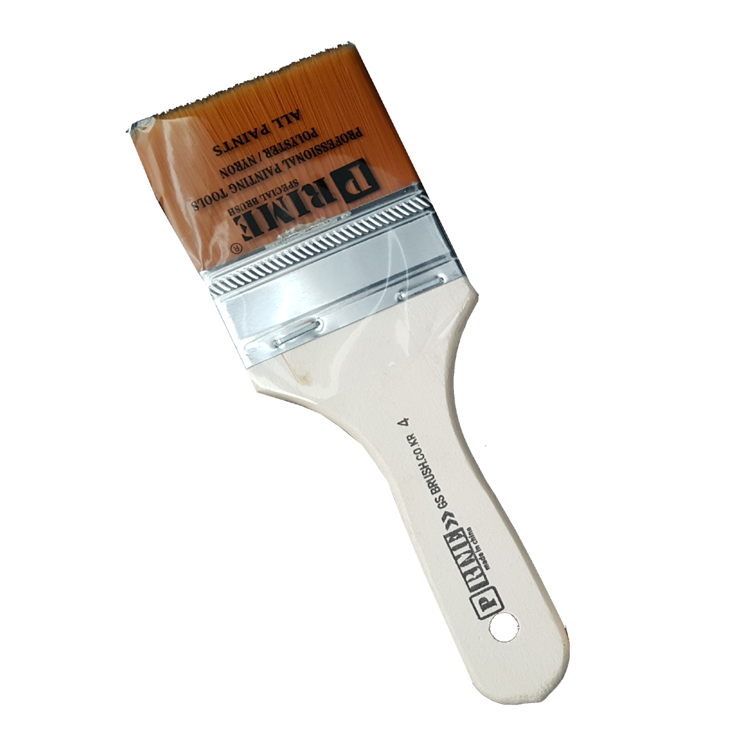 작은붓 백붓 화필 부드러운 아크릴 인조모붓 페인트붓 빽붓 주황색털 4호, 현재가 1,900원