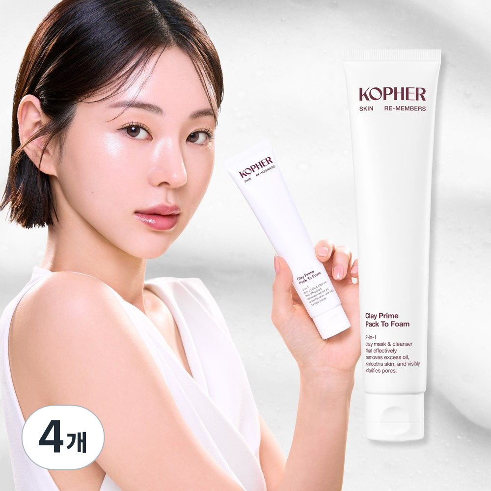 코페르 모공 피지흡착 아크네 팩투폼 클렌징폼, 4개, 80ml, 현재가 70,400원