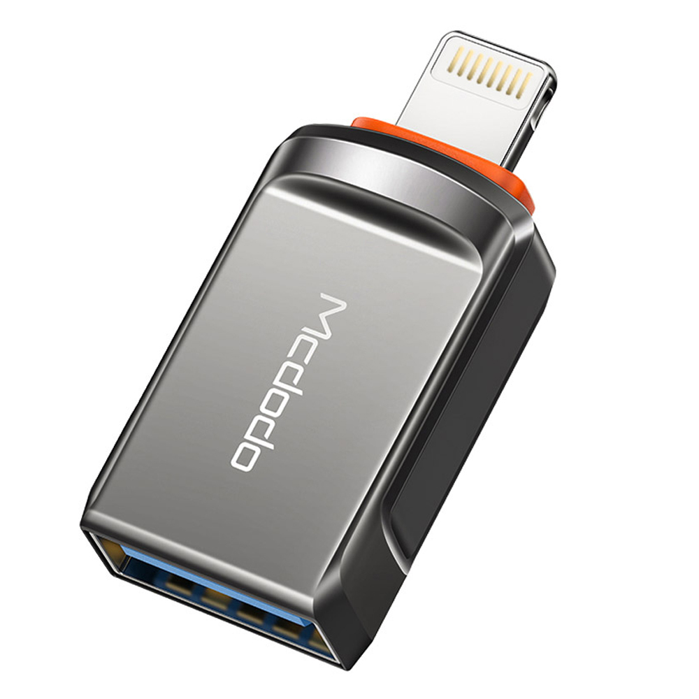 맥도도 USB-A 3.0 to 라이트닝 8핀 OTG 젠더, 딥그레이, 1개 13,500원
