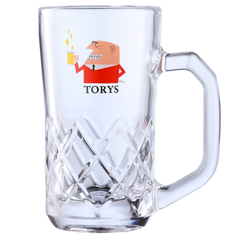 산토리 하이볼 가쿠 진저 유리 손잡이 위스키 잔 60,700원