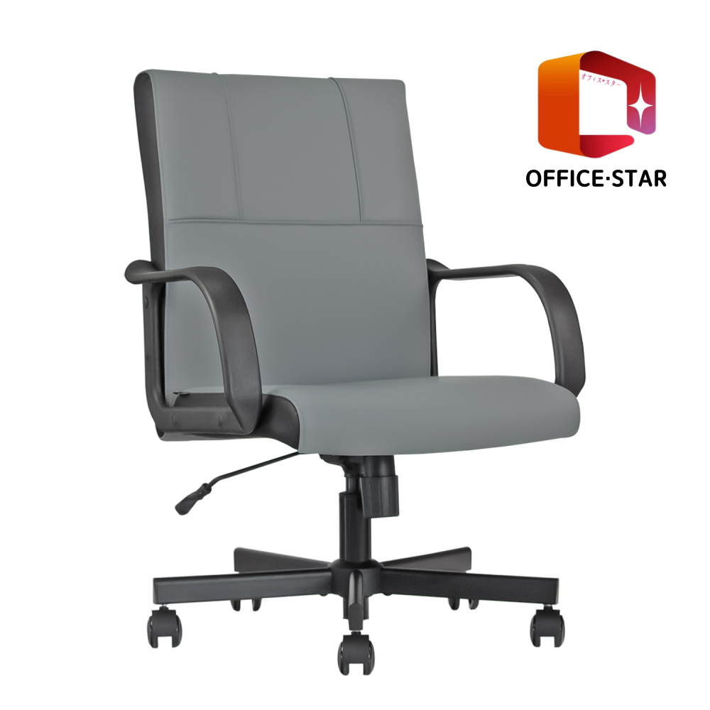 일본정품브랜드 OFFICE . STAR RULE 사무용 의자 회의실용 학생용 컴퓨터 메쉬 체어 PU, 회색 149,000원