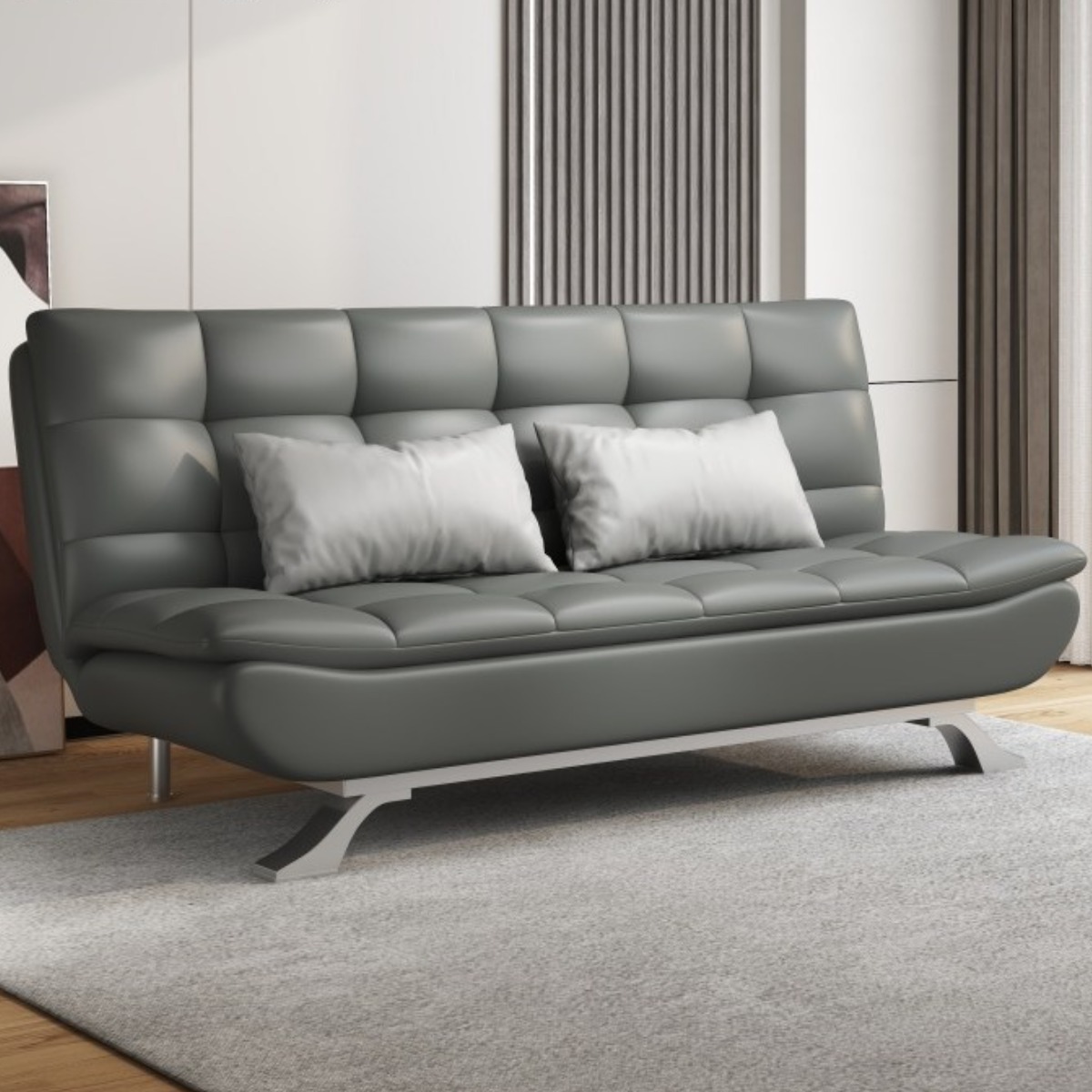 비아이와이  가정용 가죽 견고하고 다기능 접이식 소파베드 DDH3 358,000원