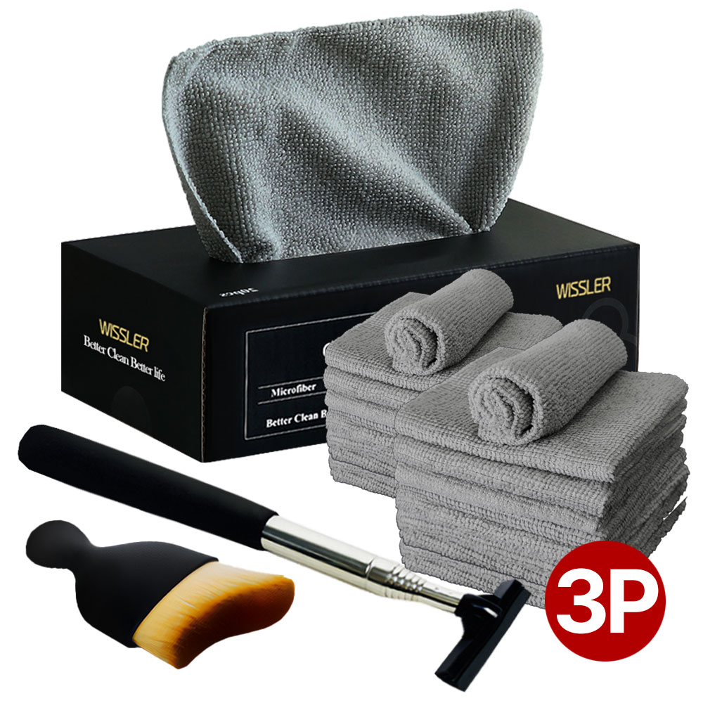위슬러 2세대 실내 차량 청소 3종 극세사타월 초미세모브러쉬 사이드미러 스퀴지 세차 키트 15,900원
